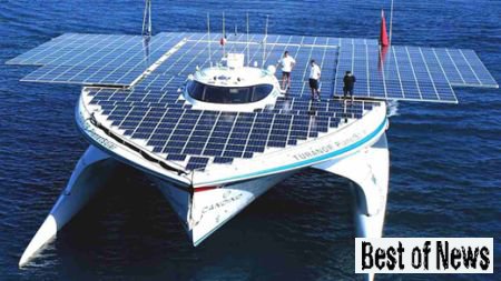 Яхта на солнечных батареях